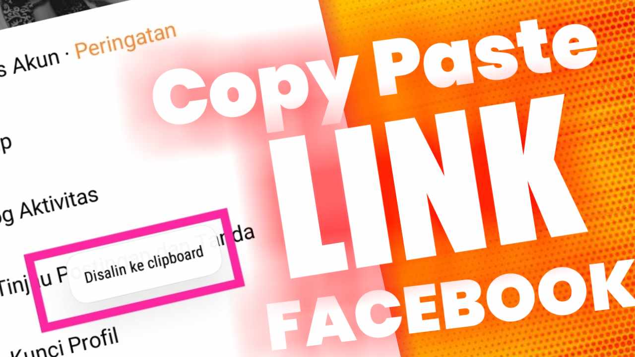 Cara copy link facebook